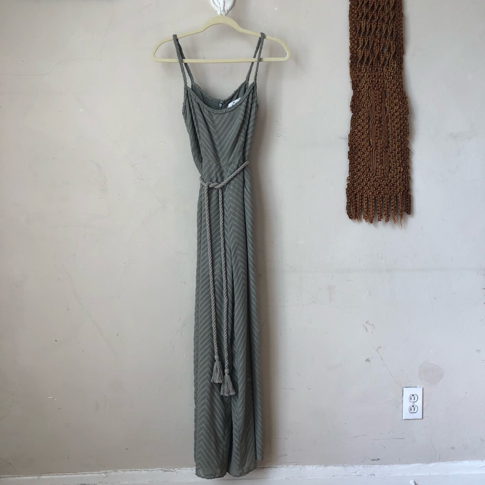 We Are Kindred Elodie Chevron Jumpsuit - Picture 2 of 6